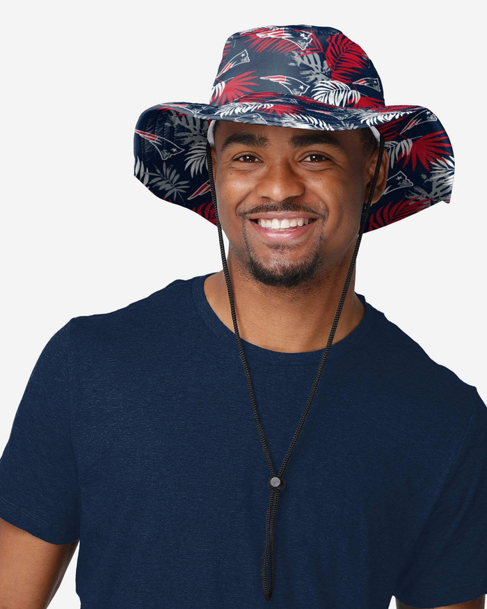 New England Patriots Floral Boonie Hat FOCO - FOCO.com