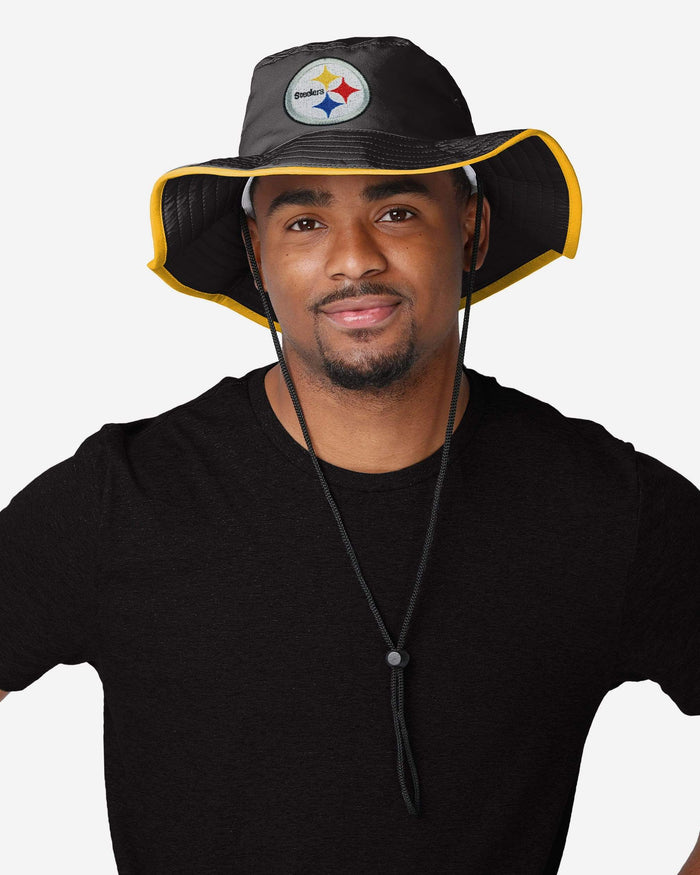 Pittsburgh Steelers Solid Boonie Hat FOCO - FOCO.com