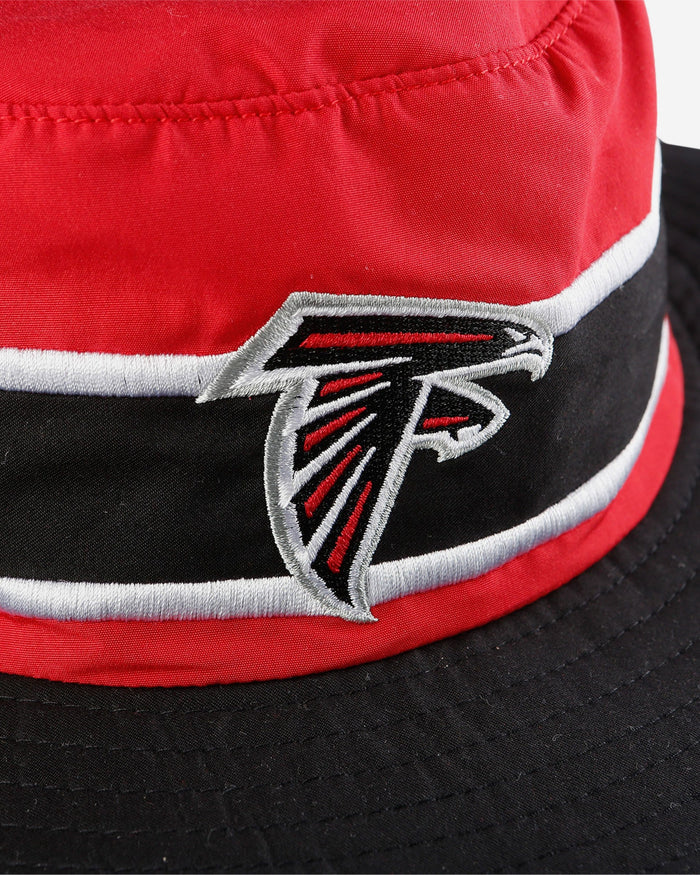 Atlanta Falcons Team Stripe Boonie Hat FOCO - FOCO.com
