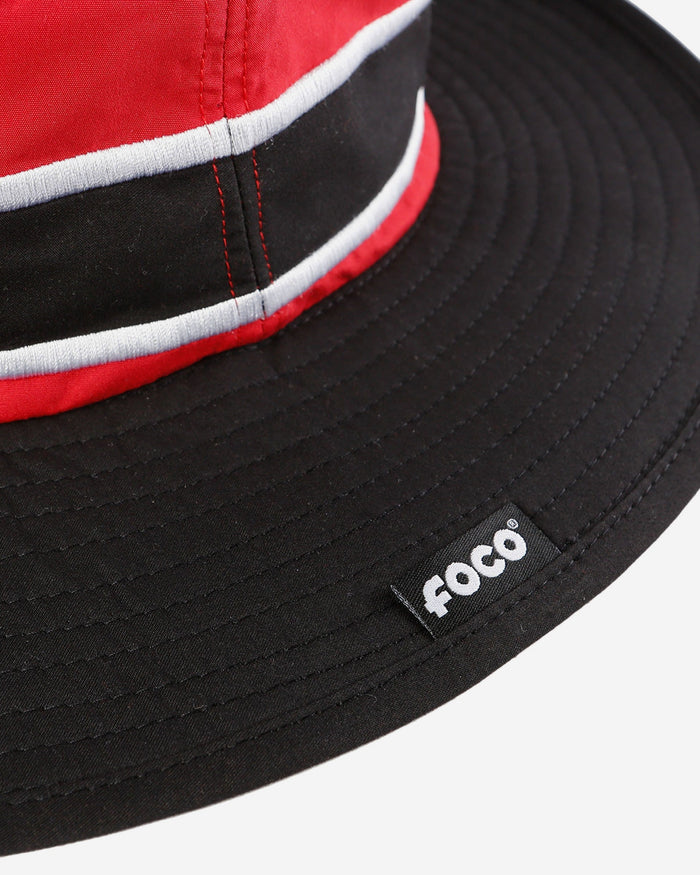 Atlanta Falcons Team Stripe Boonie Hat FOCO - FOCO.com