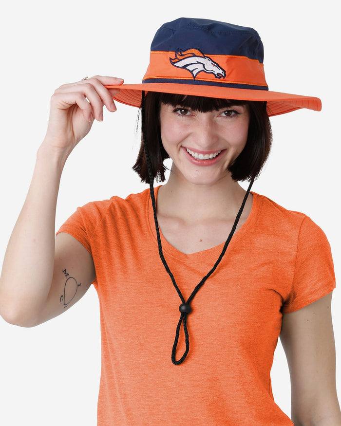 Denver Broncos Team Stripe Boonie Hat FOCO - FOCO.com