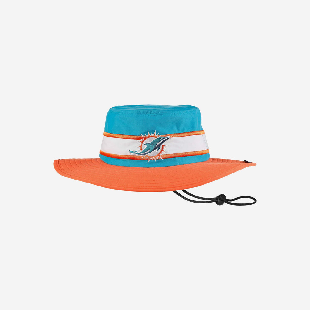 Miami Dolphins Team Stripe Boonie Hat FOCO - FOCO.com