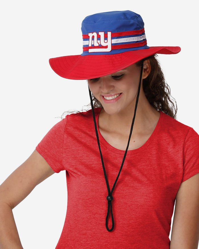 New York Giants Team Stripe Boonie Hat FOCO - FOCO.com