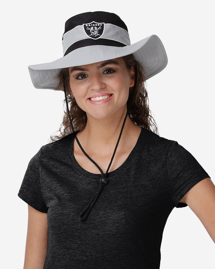 Las Vegas Raiders Team Stripe Boonie Hat FOCO - FOCO.com