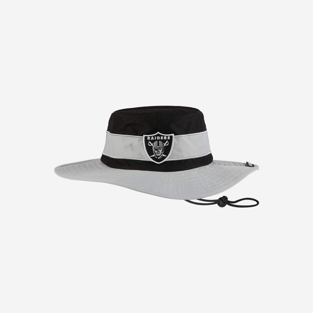 Las Vegas Raiders Team Stripe Boonie Hat FOCO - FOCO.com