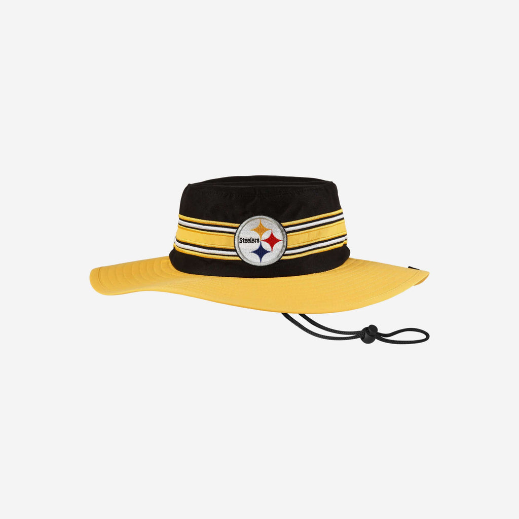 Pittsburgh Steelers Team Stripe Boonie Hat FOCO - FOCO.com