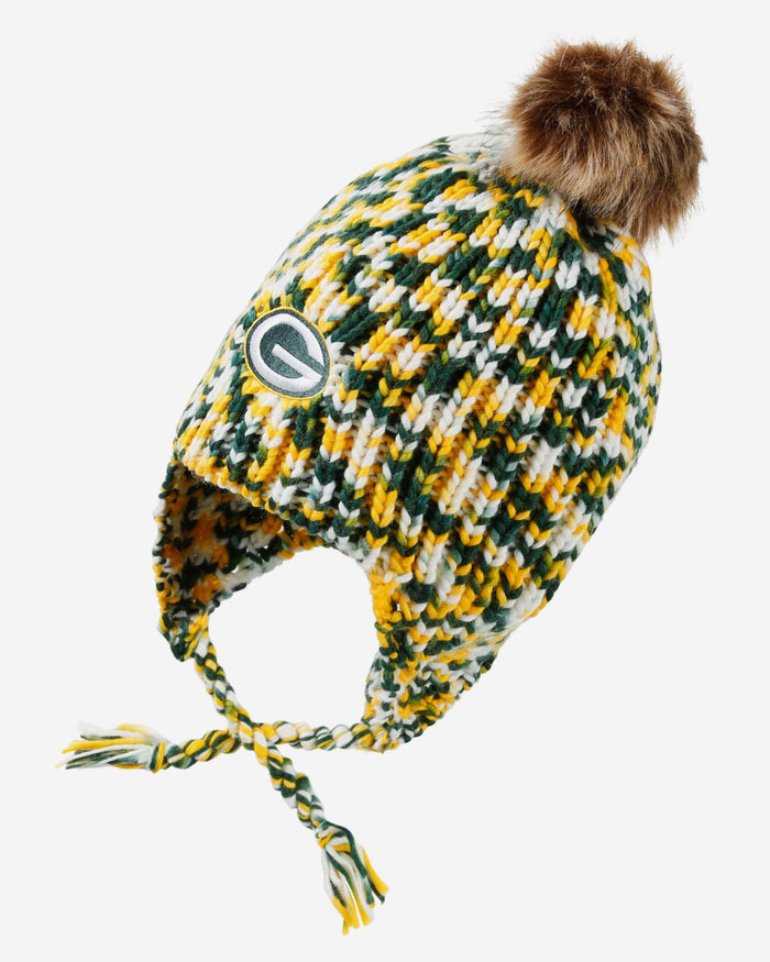 Green Bay Packers Colorblend Knit Pom Beanie FOCO - FOCO.com