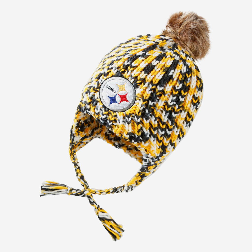 Pittsburgh Steelers Colorblend Knit Pom Beanie FOCO - FOCO.com