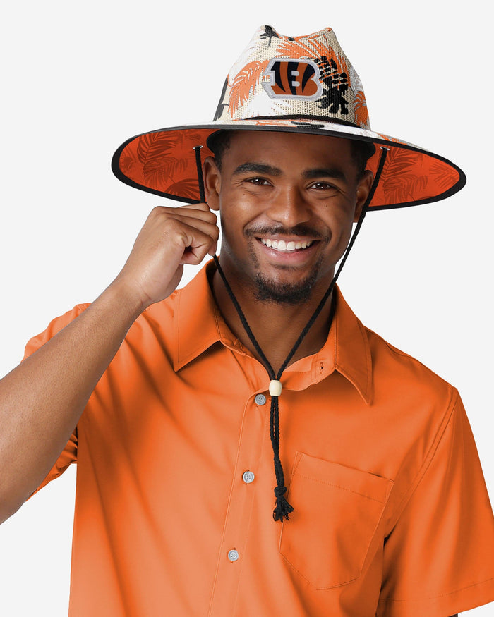 Cincinnati Bengals Floral Printed Straw Hat FOCO - FOCO.com