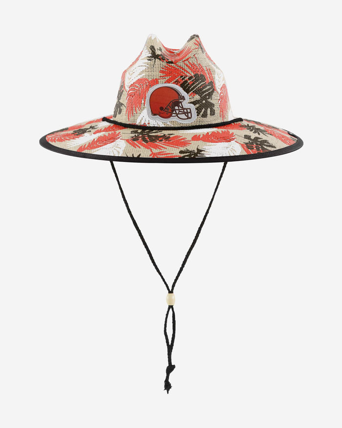 Cleveland Browns Floral Printed Straw Hat FOCO - FOCO.com