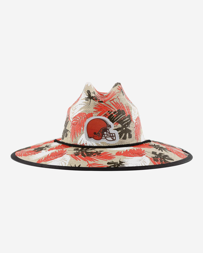 Cleveland Browns Floral Printed Straw Hat FOCO - FOCO.com