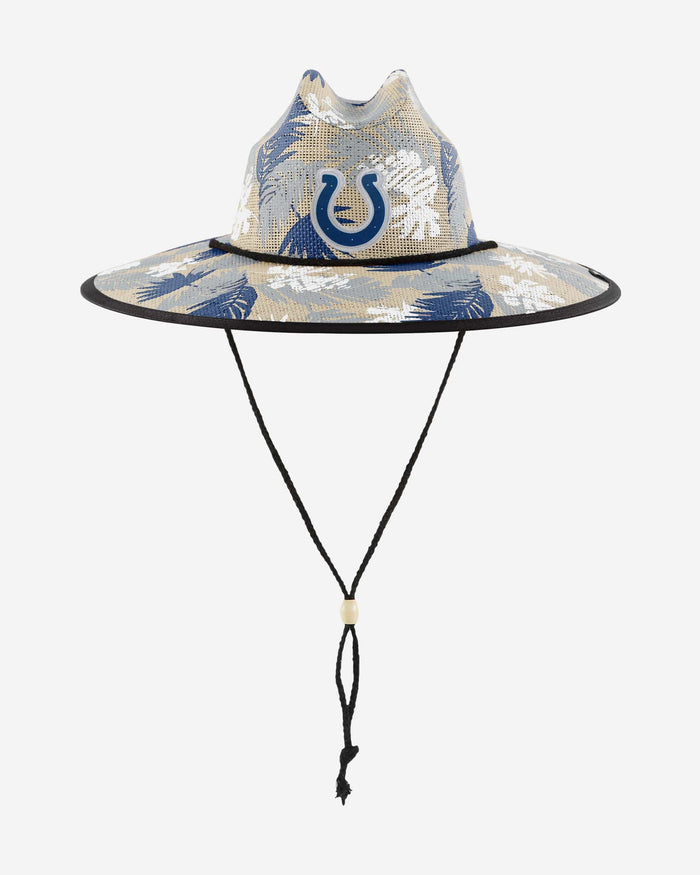 Indianapolis Colts Floral Printed Straw Hat FOCO - FOCO.com
