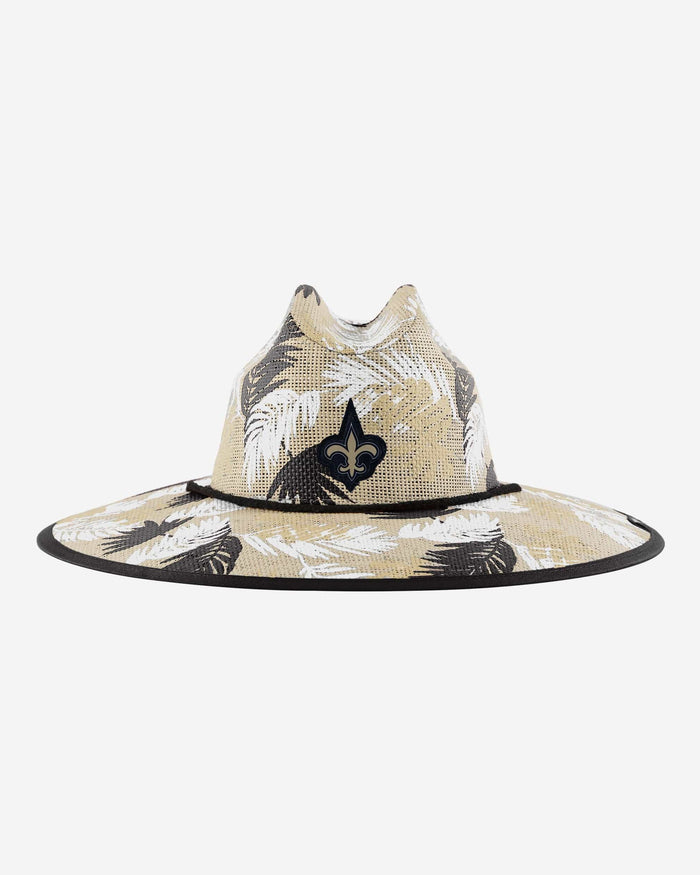 New Orleans Saints Floral Printed Straw Hat FOCO - FOCO.com