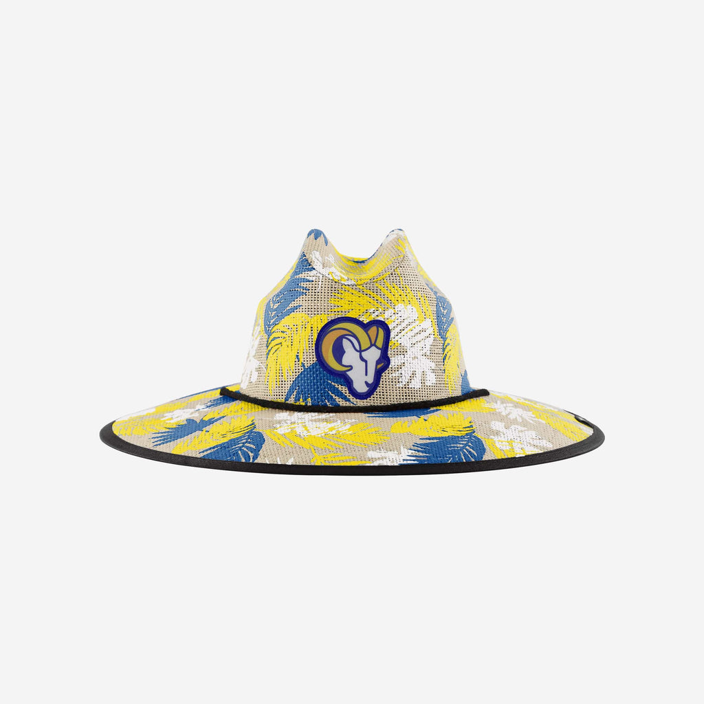 Los Angeles Rams Floral Printed Straw Hat FOCO - FOCO.com