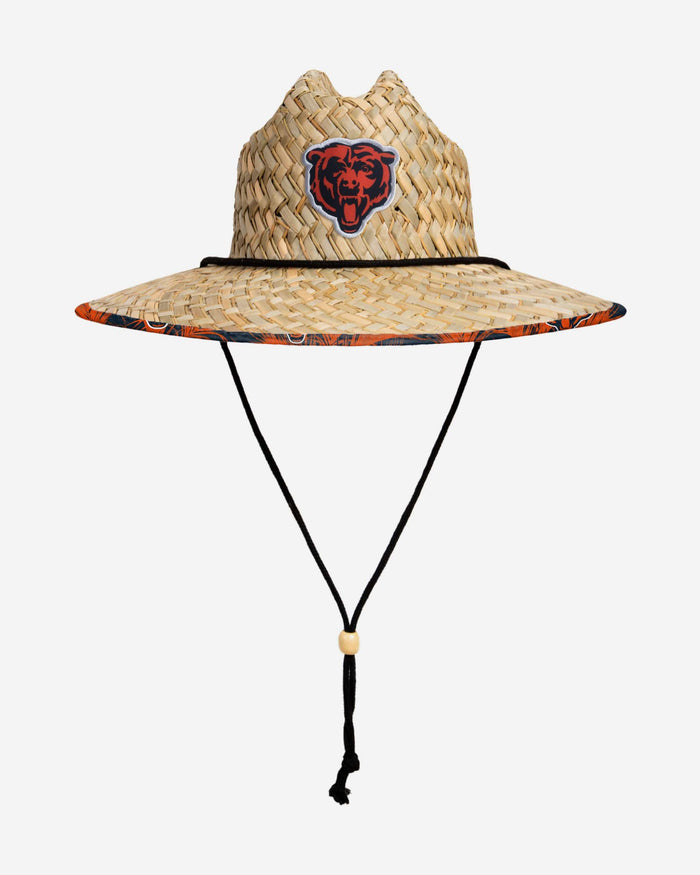 Chicago Bears Floral Straw Hat FOCO - FOCO.com