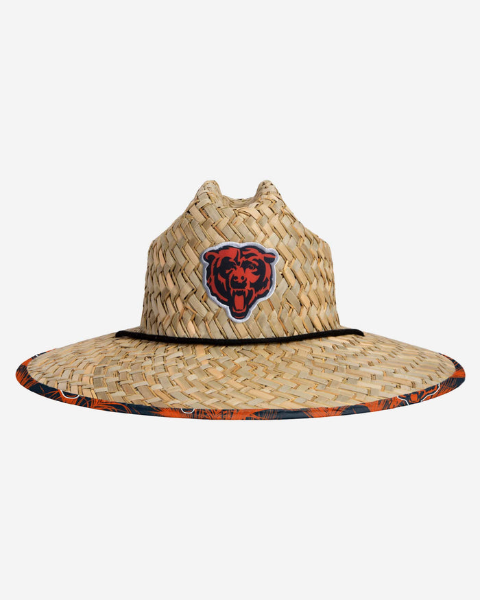 Chicago Bears Floral Straw Hat FOCO - FOCO.com