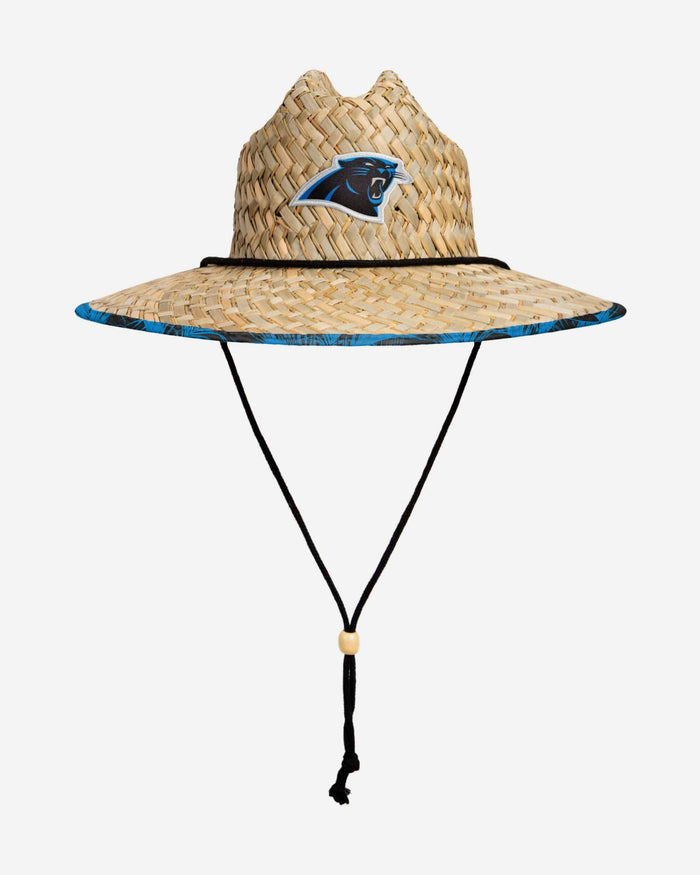 Carolina Panthers Floral Straw Hat FOCO - FOCO.com