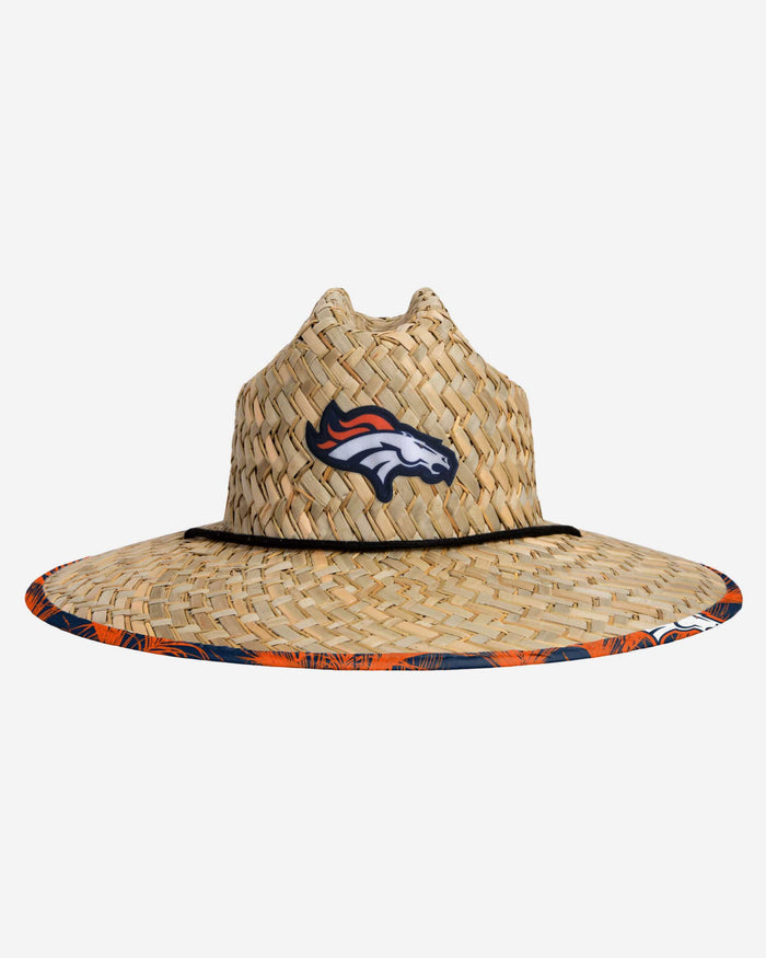 Denver Broncos Floral Straw Hat FOCO - FOCO.com