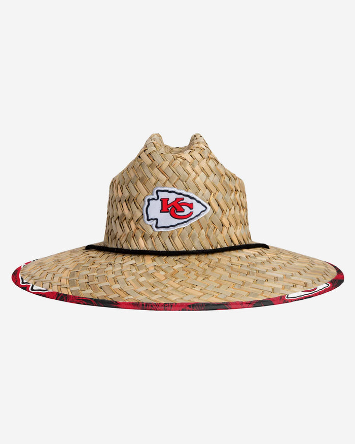 Kansas City Chiefs Floral Straw Hat FOCO - FOCO.com