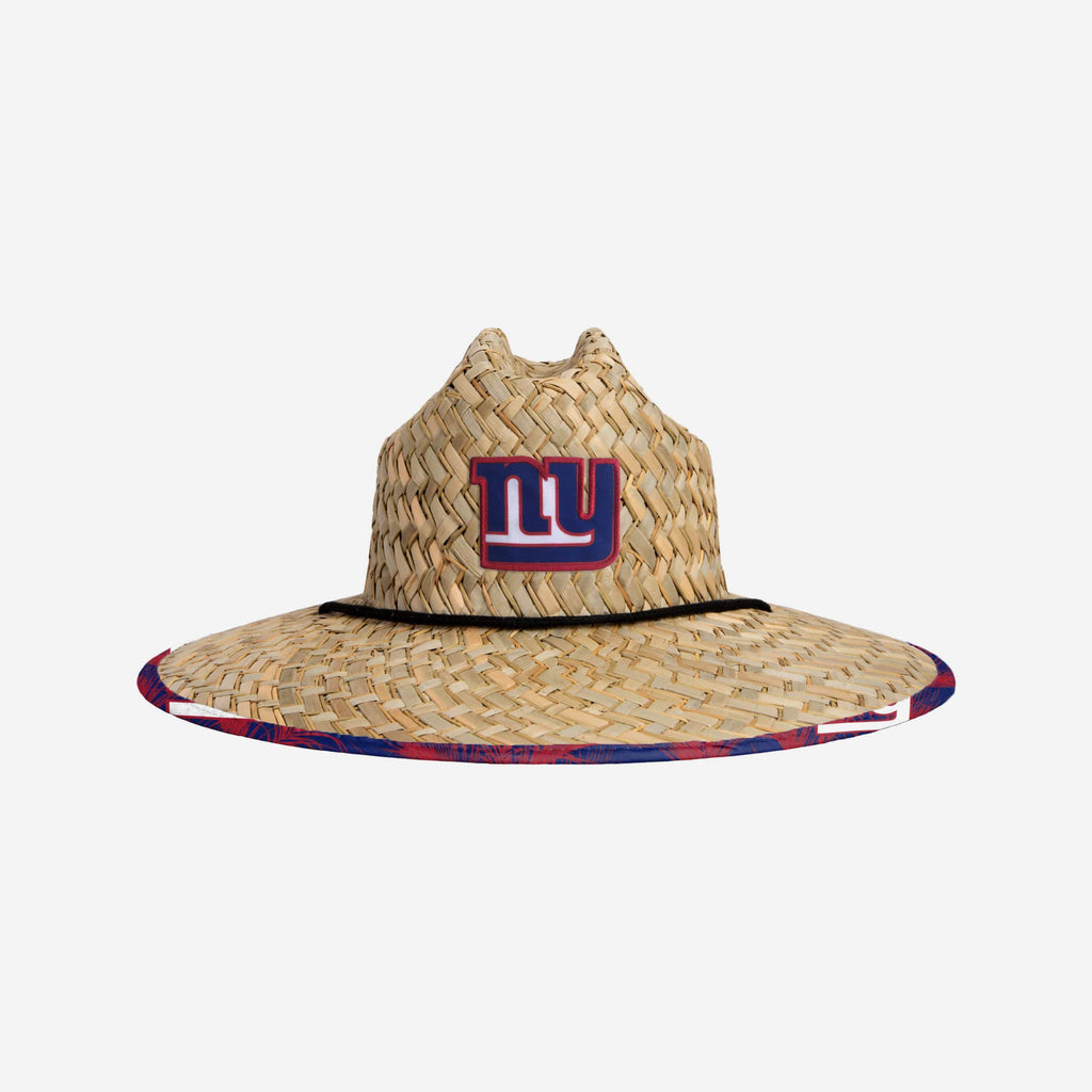 New York Giants Floral Straw Hat FOCO - FOCO.com