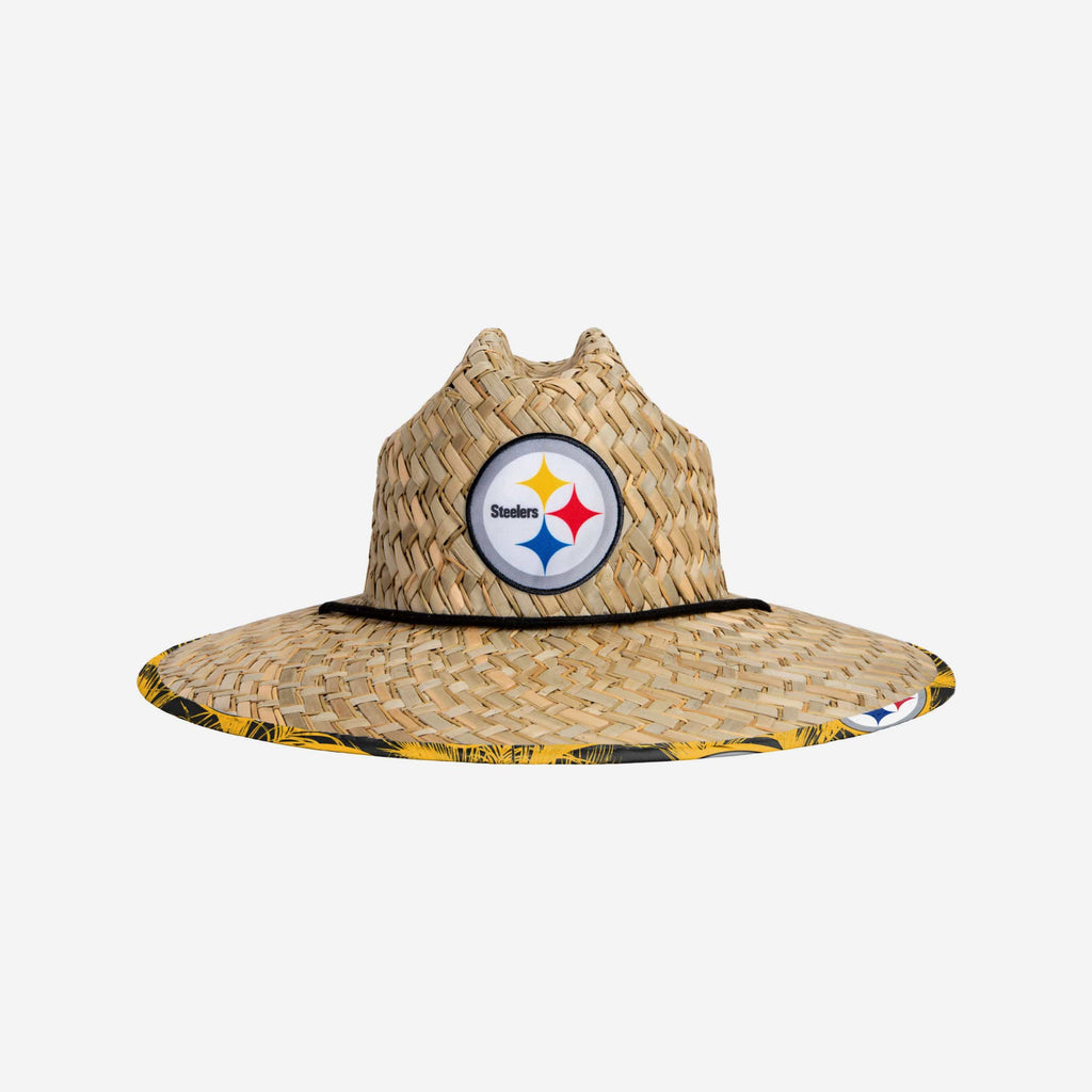 Pittsburgh Steelers Floral Straw Hat FOCO - FOCO.com