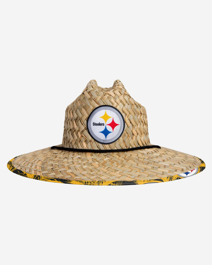 Pittsburgh Steelers Floral Straw Hat FOCO - FOCO.com