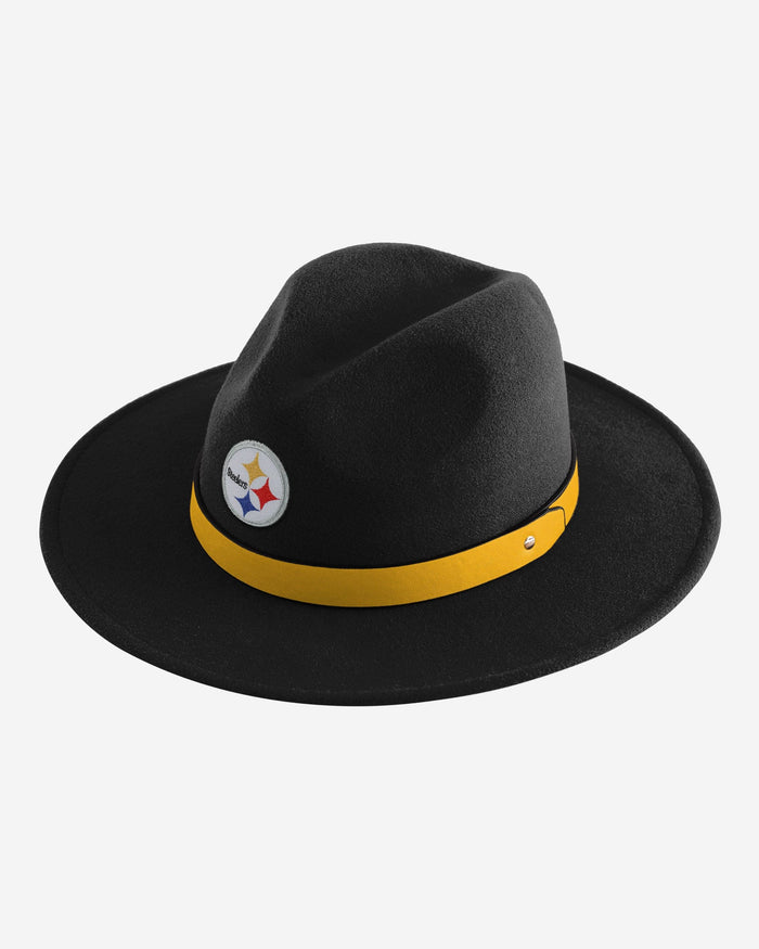 Pittsburgh Steelers Team Color Fedora FOCO - FOCO.com