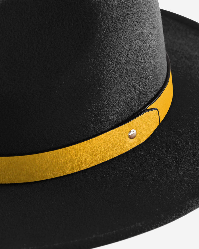 Pittsburgh Steelers Team Color Fedora FOCO - FOCO.com