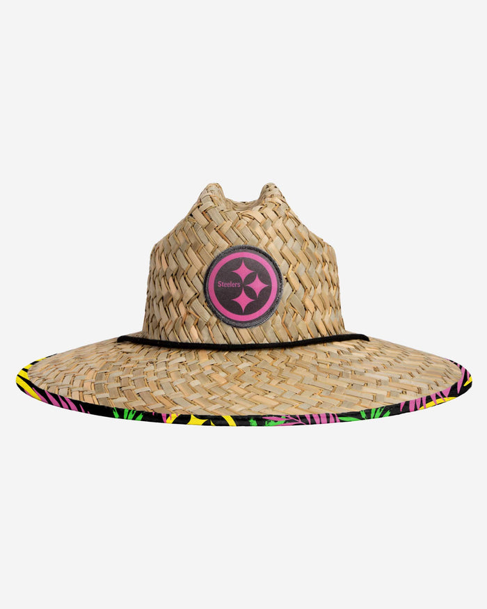 Pittsburgh Steelers Highlights Straw Hat FOCO - FOCO.com