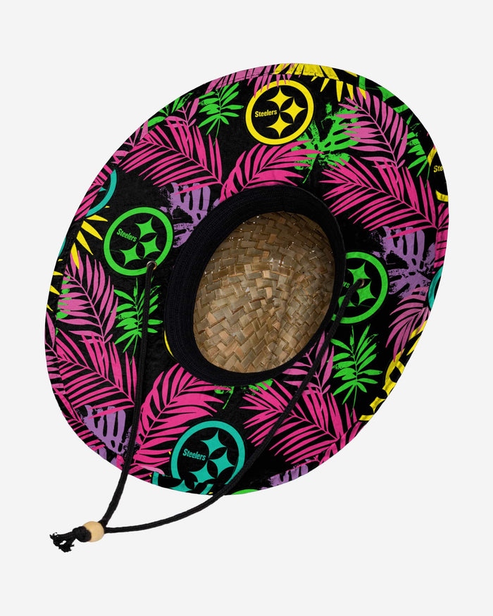 Pittsburgh Steelers Highlights Straw Hat FOCO - FOCO.com