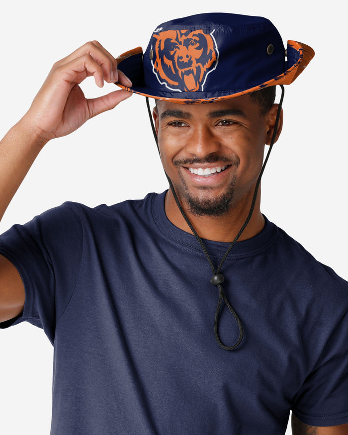 Chicago Bears Cropped Big Logo Hybrid Boonie Hat FOCO - FOCO.com