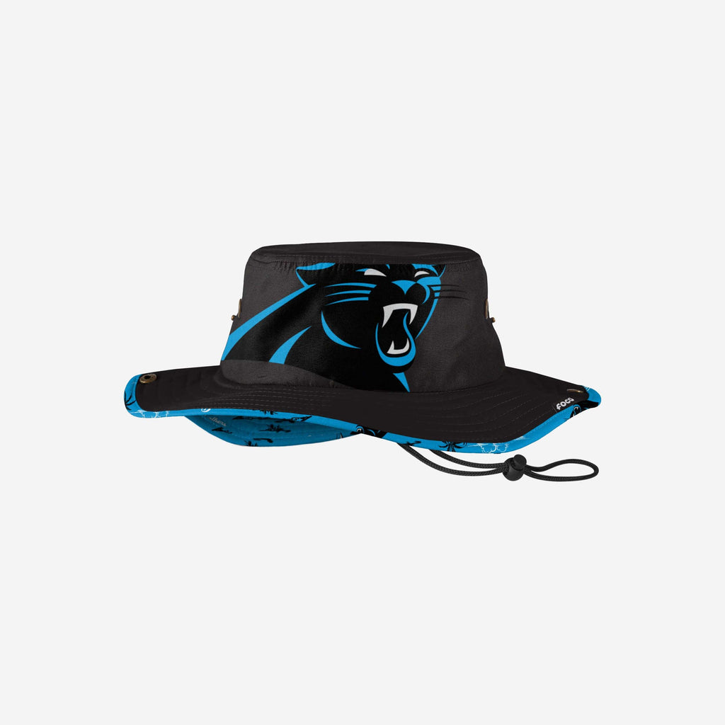 Carolina Panthers Cropped Big Logo Hybrid Boonie Hat FOCO - FOCO.com