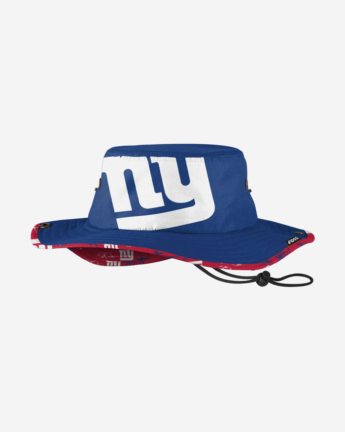 New York Giants Cropped Big Logo Hybrid Boonie Hat FOCO - FOCO.com