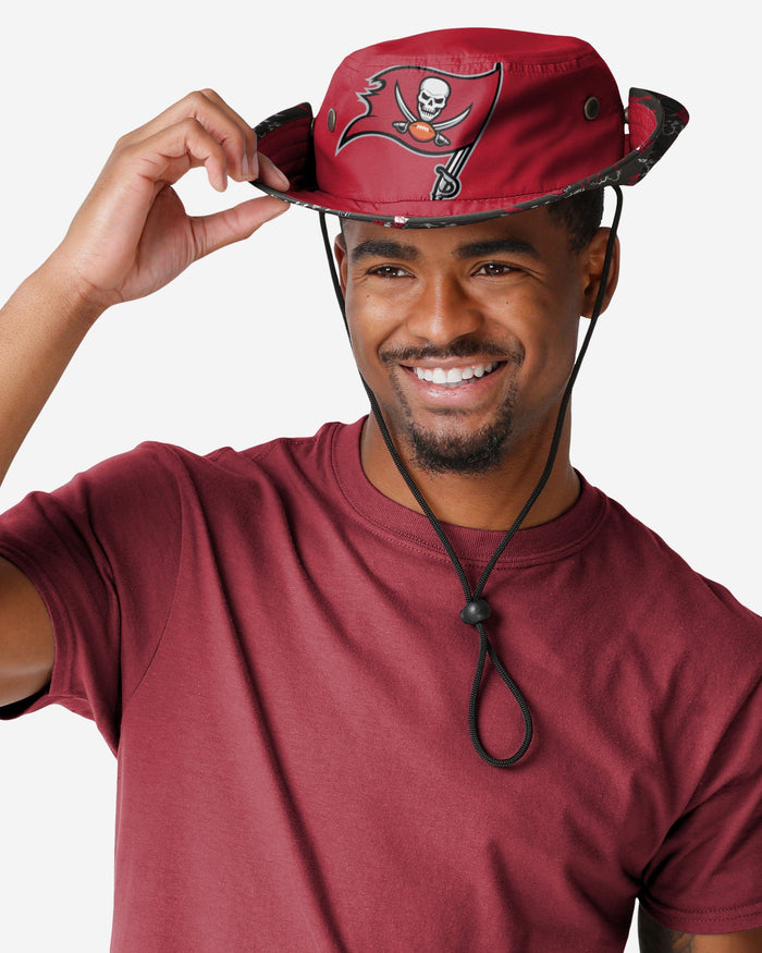 Tampa Bay Buccaneers Cropped Big Logo Hybrid Boonie Hat FOCO - FOCO.com