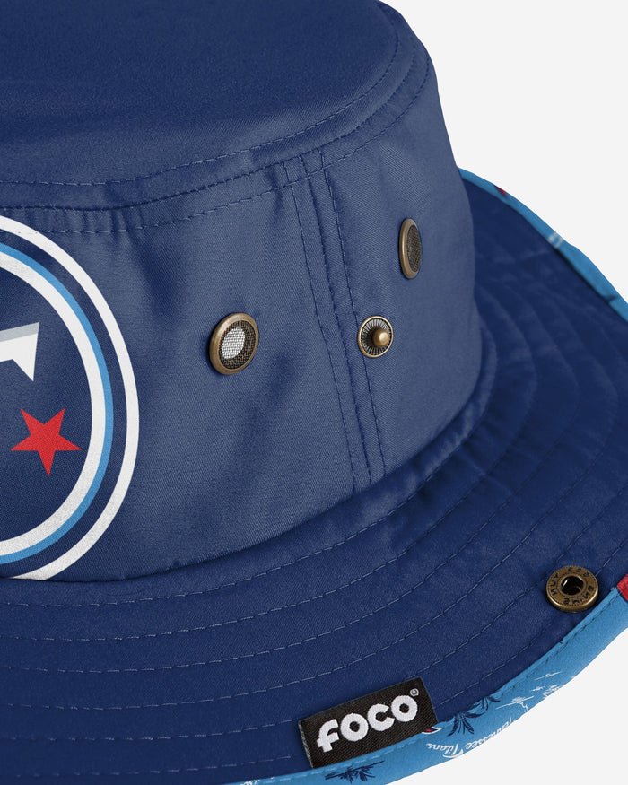 Tennessee Titans Cropped Big Logo Hybrid Boonie Hat FOCO - FOCO.com