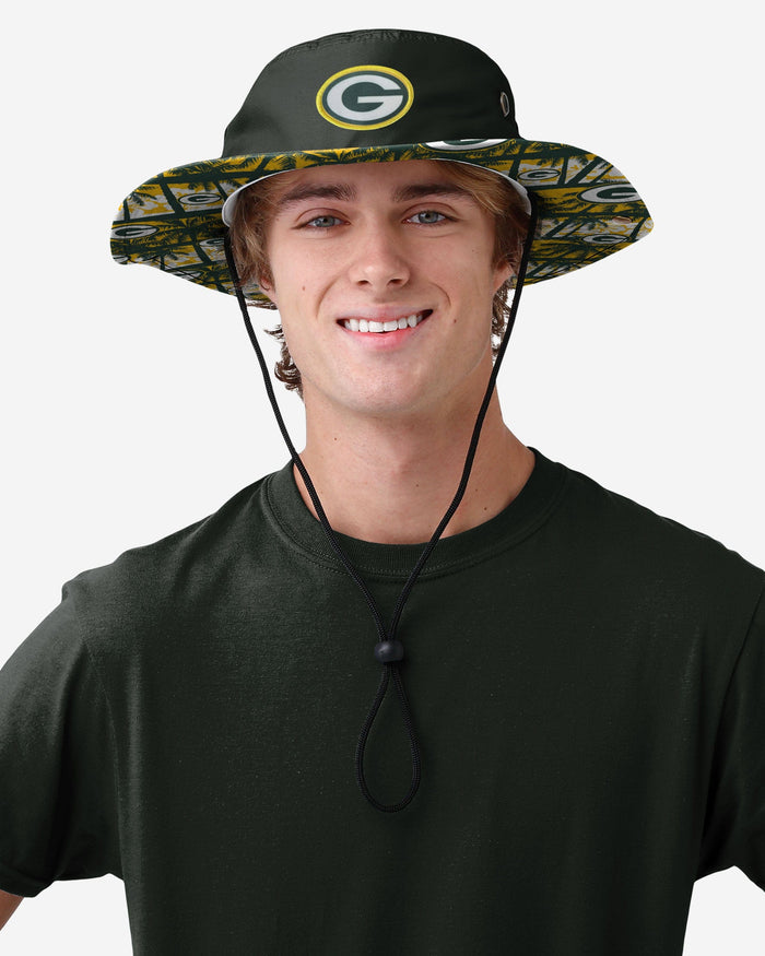 Green Bay Packers Solid Hybrid Boonie Hat FOCO - FOCO.com