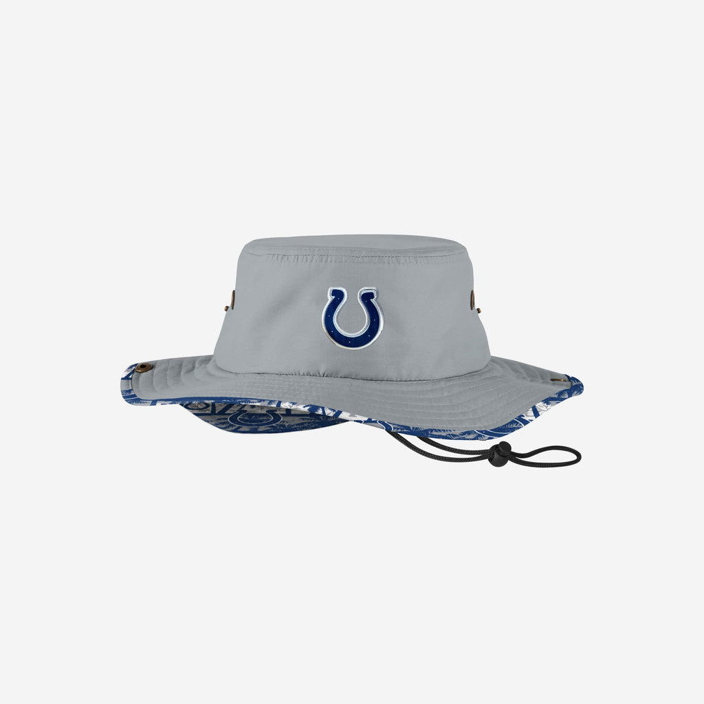 Indianapolis Colts Solid Hybrid Boonie Hat FOCO - FOCO.com