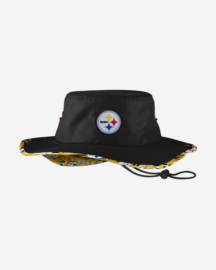 Pittsburgh Steelers Solid Hybrid Boonie Hat FOCO - FOCO.com