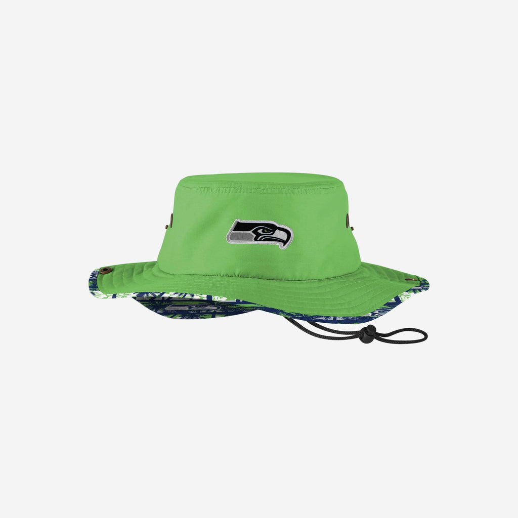 Seattle Seahawks Solid Hybrid Boonie Hat FOCO - FOCO.com
