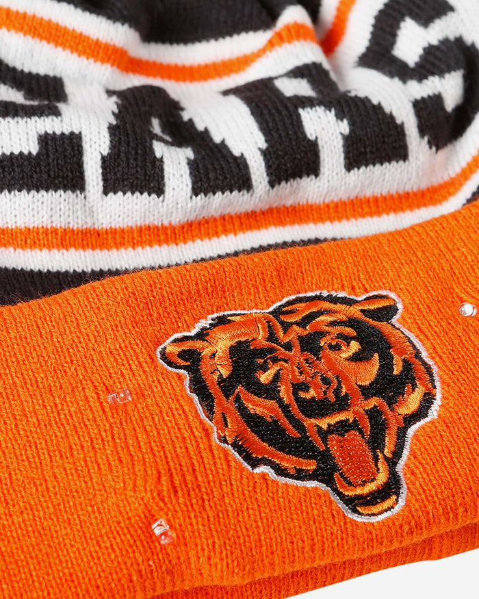 Chicago Bears Snow Stealer Light Up Beanie FOCO - FOCO.com