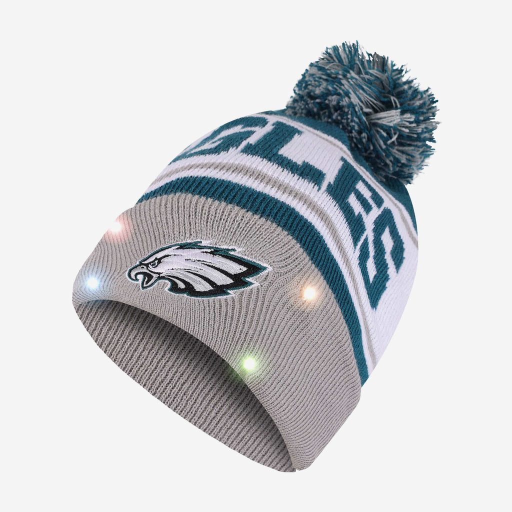 Philadelphia Eagles Snow Stealer Light Up Beanie FOCO - FOCO.com