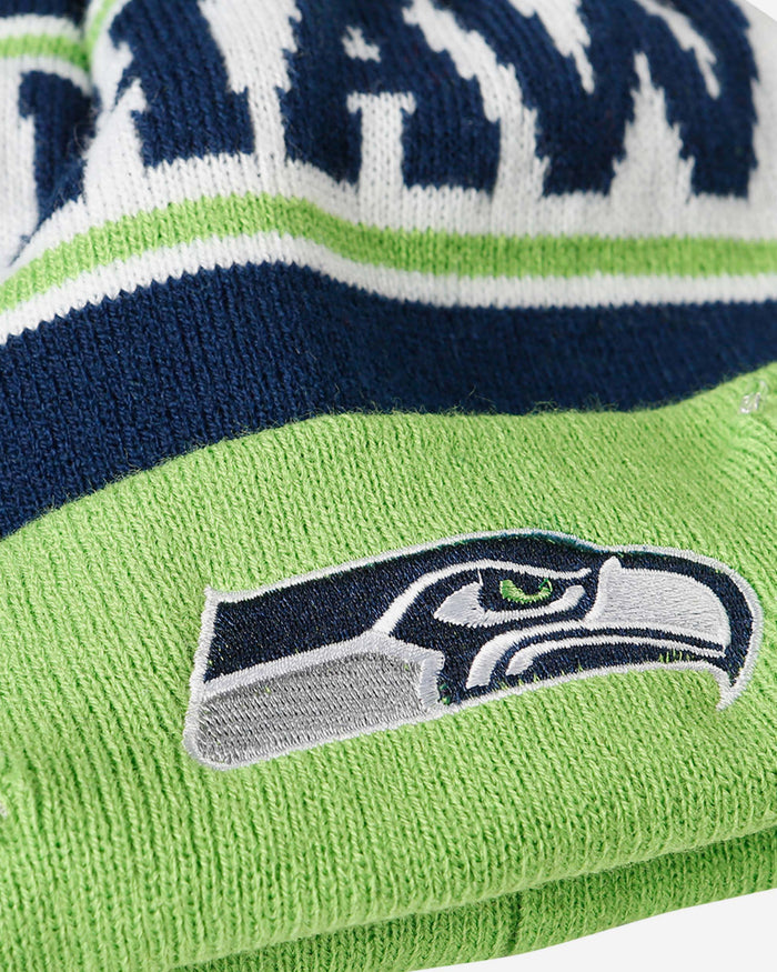 Seattle Seahawks Snow Stealer Light Up Beanie FOCO - FOCO.com