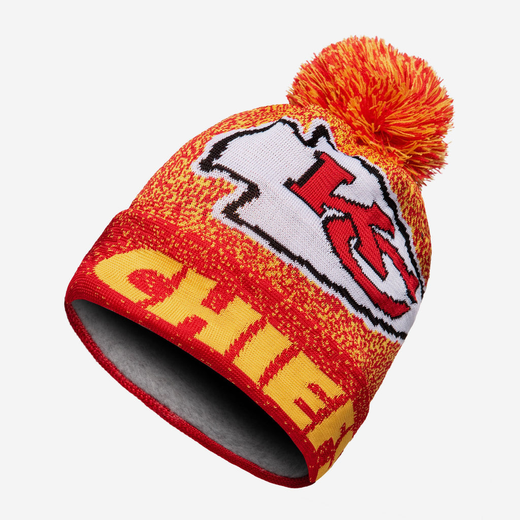 Kansas City Chiefs Matrix Beanie FOCO - FOCO.com