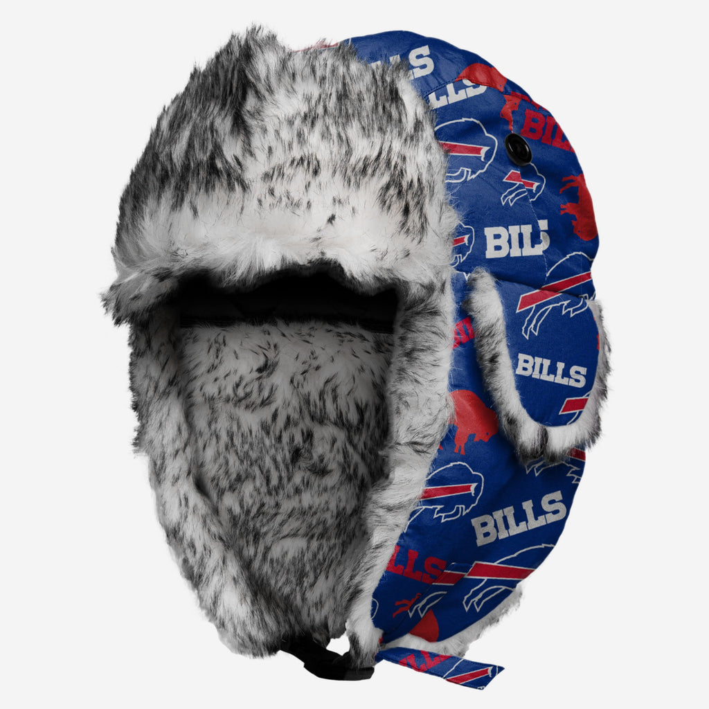 Buffalo Bills Repeat Print Trapper Hat FOCO - FOCO.com