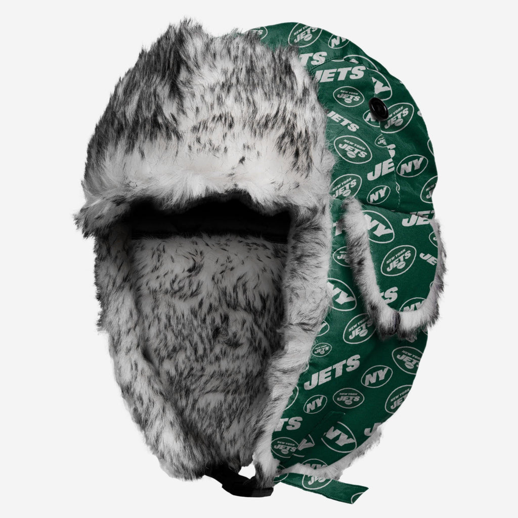 New York Jets Repeat Print Trapper Hat FOCO - FOCO.com