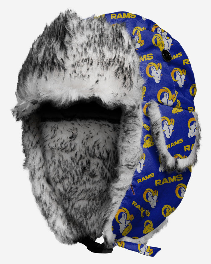 Los Angeles Rams NFL Repeat Print Trapper Hat FOCO - FOCO.com