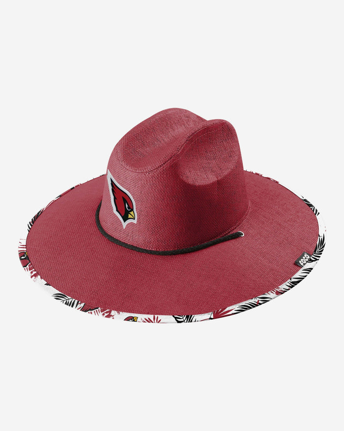 Arizona Cardinals Team Color Straw Hat FOCO - FOCO.com