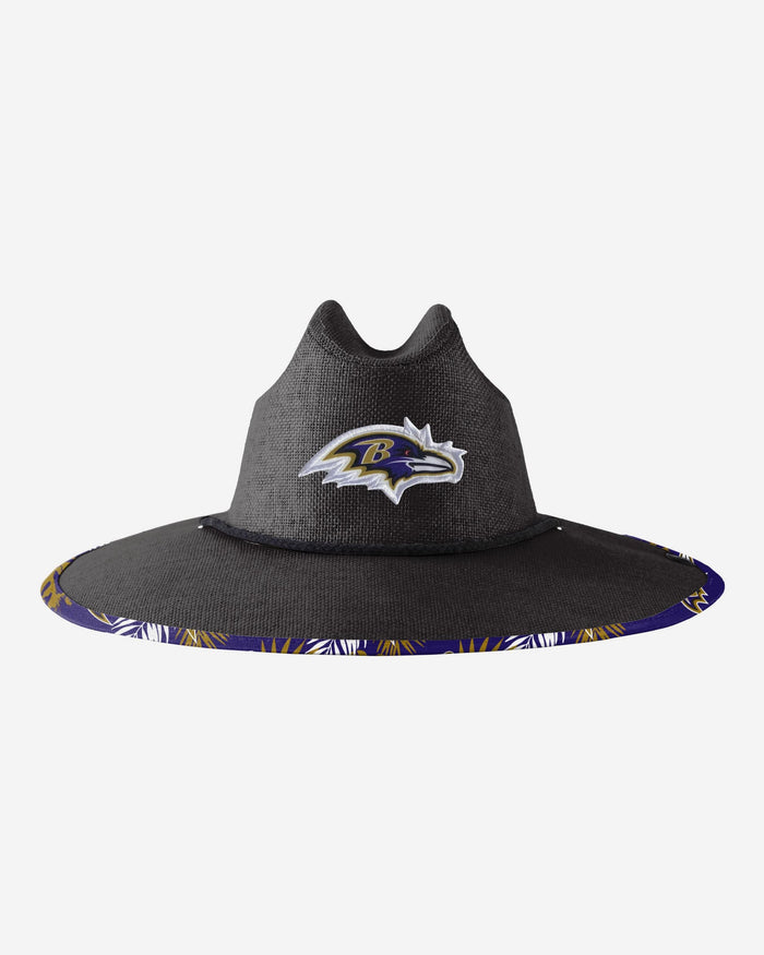 Baltimore Ravens Team Color Straw Hat FOCO - FOCO.com