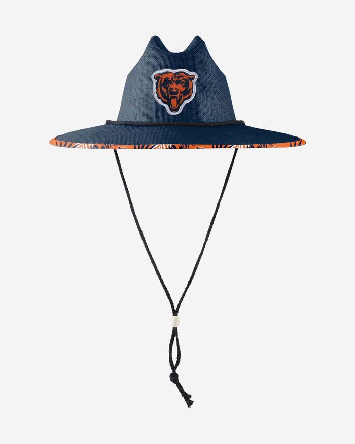 Chicago Bears Team Color Straw Hat FOCO - FOCO.com