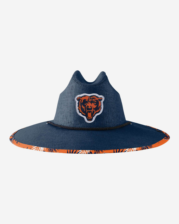 Chicago Bears Team Color Straw Hat FOCO - FOCO.com